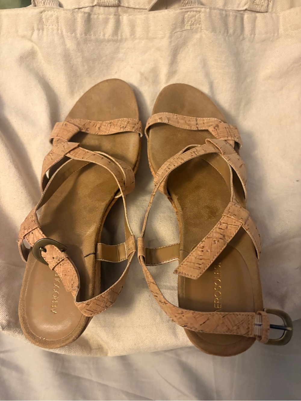 Women’s Cork-Strap Sandals